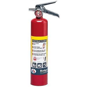 Badger - BC Fire Extinguisher Brass Valve w/wall hanger-image